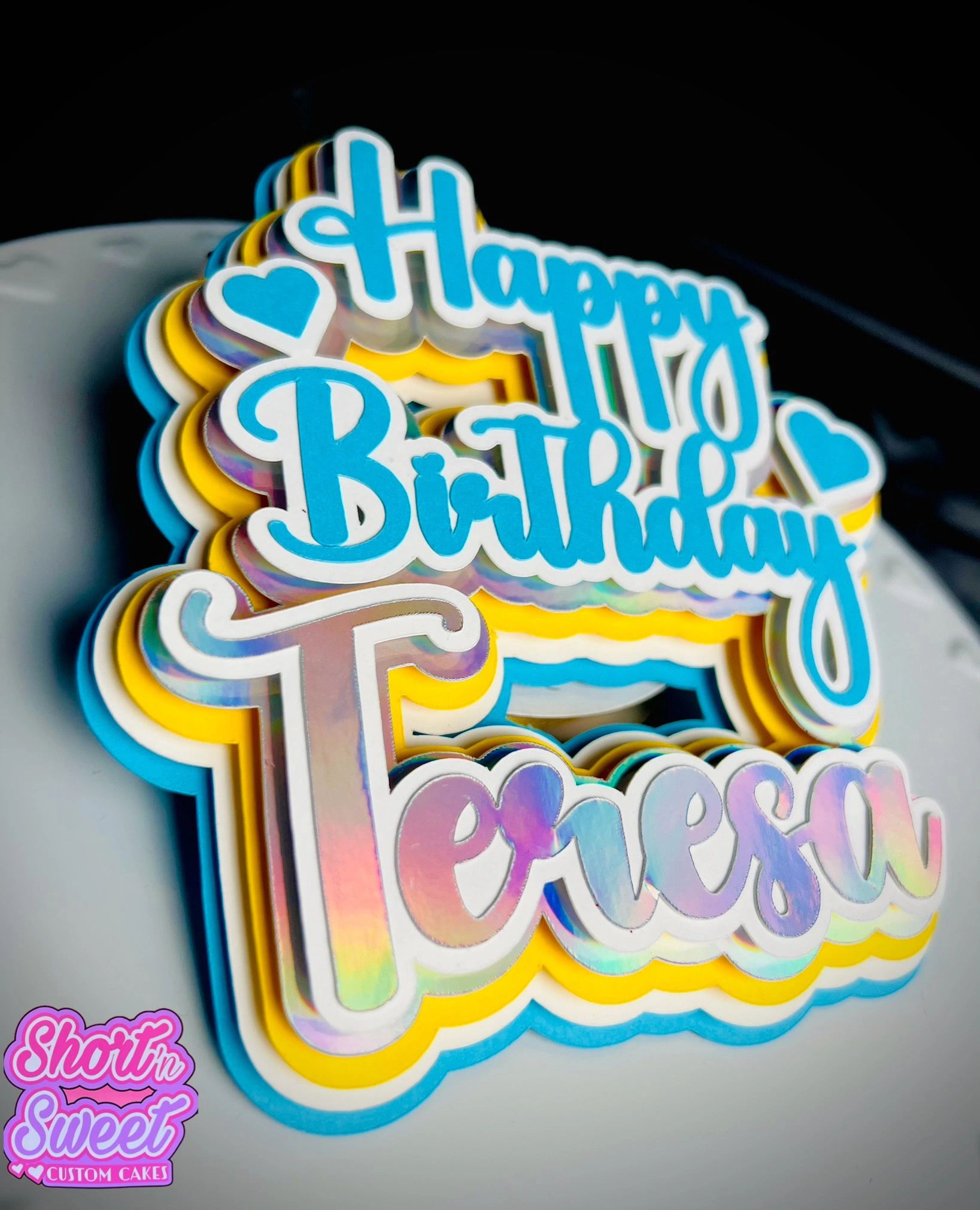 Custom cake toppers and decorations